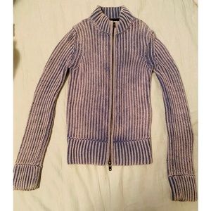 Marc Jacobs cable knit zip up jacket